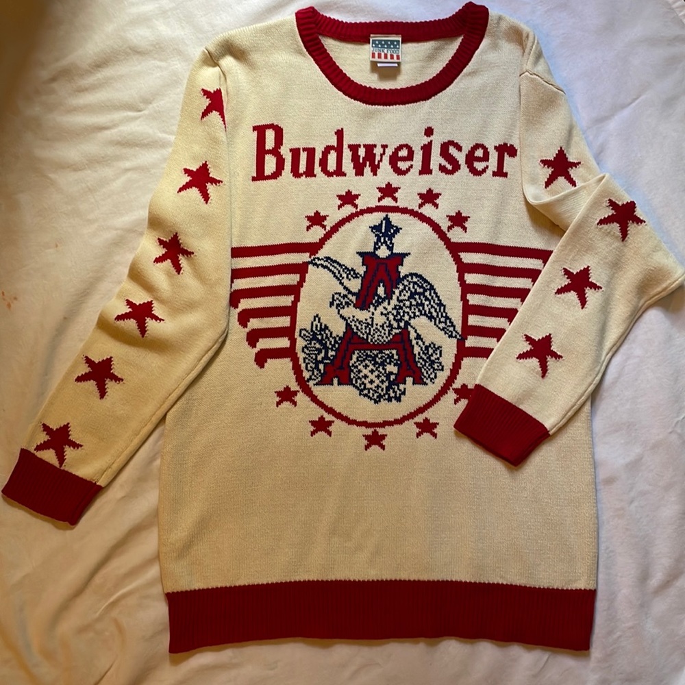 Mens Budweiser sweater